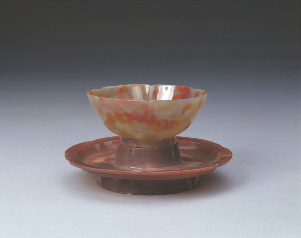 图片[1]-Agate sunflower bowl-China Archive